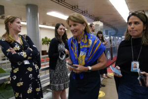 Sen. Capito comments on Obamacare ruling, For the People Act, other issues during talk with WV press